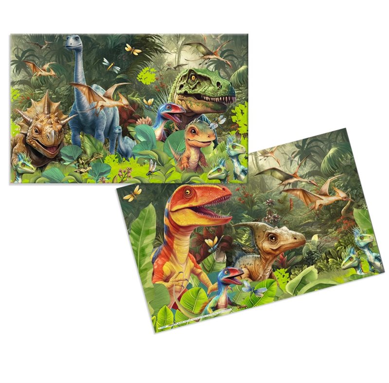 Skrivunderlägg Herma 55x35cm Dino world