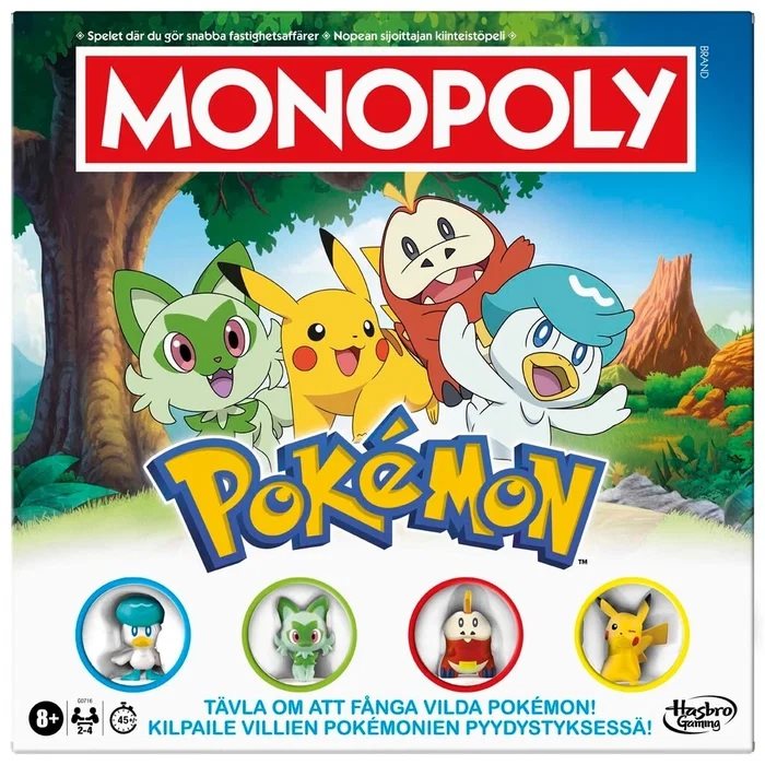 Monopoly Pokemon SE/FI - Monopol Pokemon Svenska och Finska