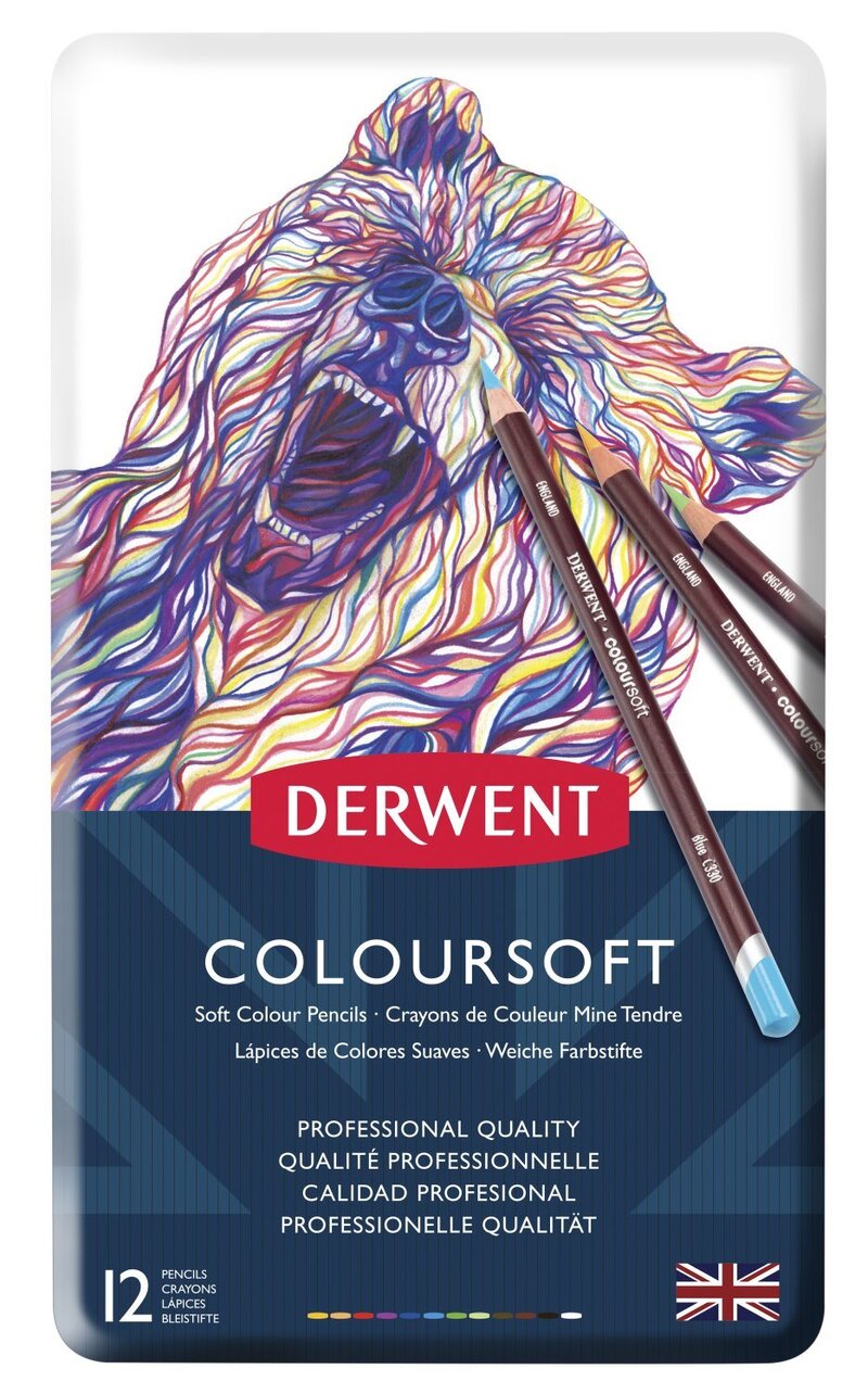 DERWENT COLOURSOFT PENC. 12ASS