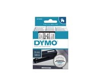 Tape DYMO D1 9mm svart på vit