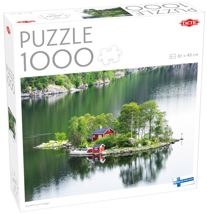 Pussel 1000 bitar Scandinavian cottage