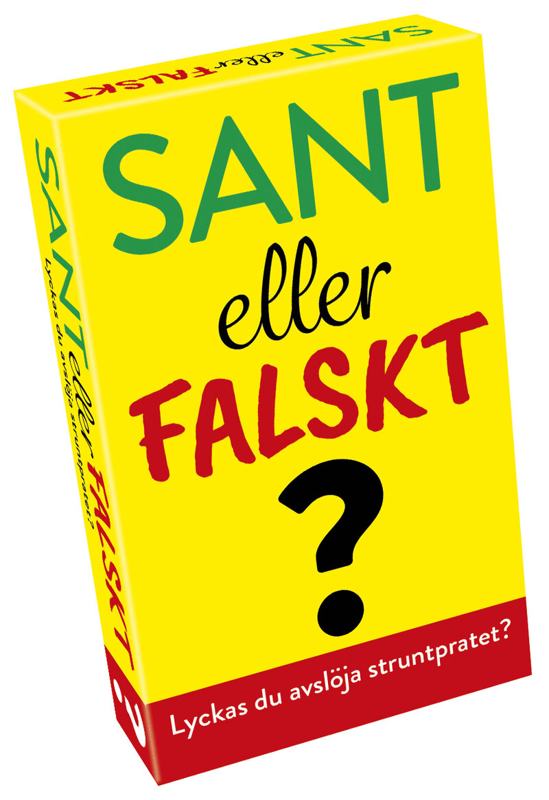 Resespel: Sant eller falskt