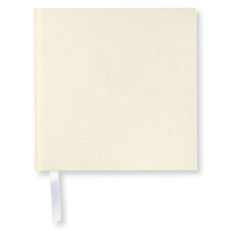 Blank Book 185x185 Off White