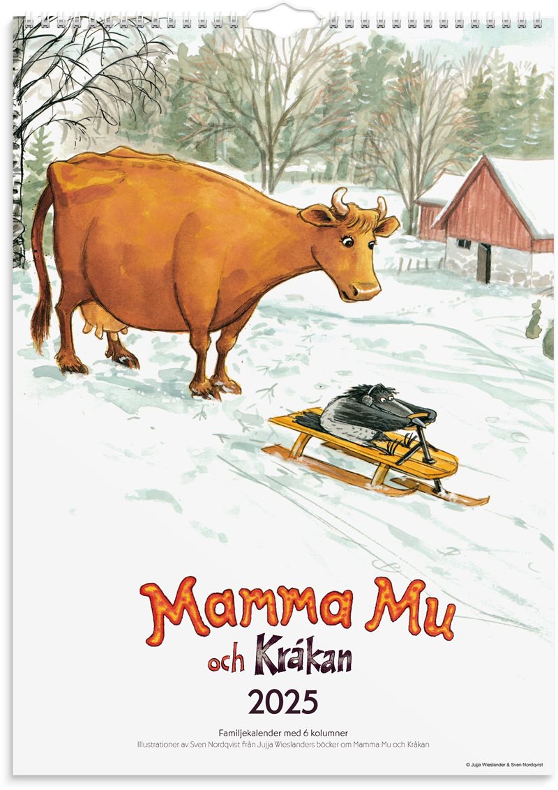 Familjekalender 2025 Mamma Mu