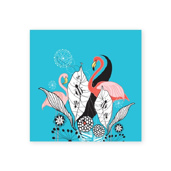 Fantasia: flamingos mini