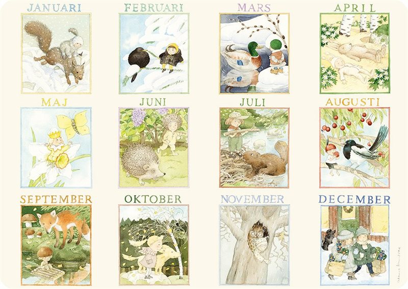 Ellens månadsbilder underlägg