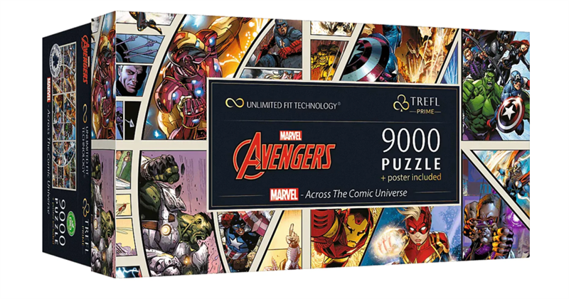 Pussel 9000 bitar Marvel Across the comic universe