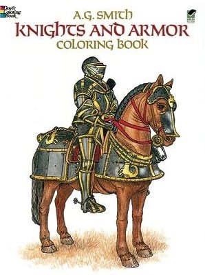 Knights and Armour Coloring Book