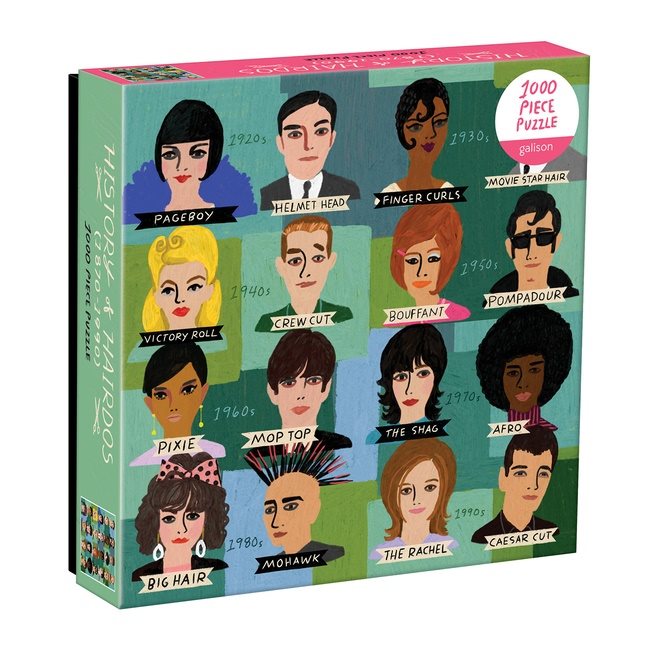 History of Hairdos 1000 Piece Puzzle