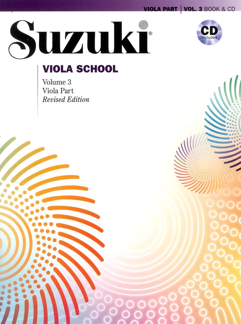 Suzuki viola school 3 bk/cd kombo