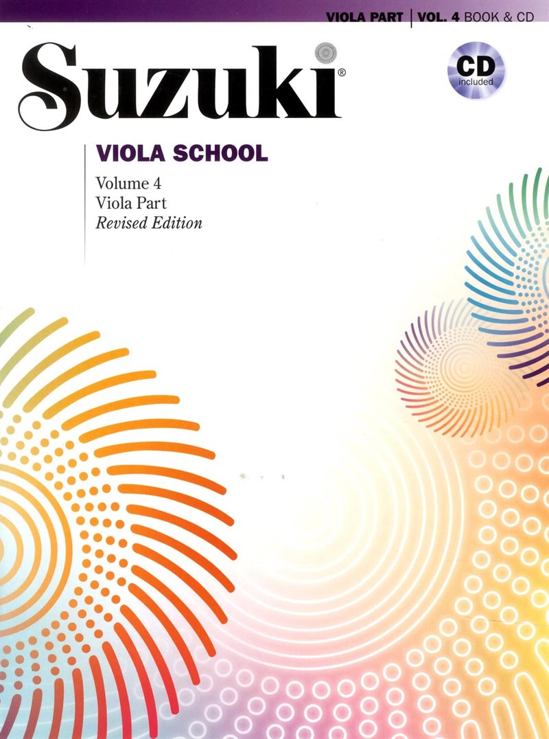 Suzuki Viola school 4 book/cd kombo