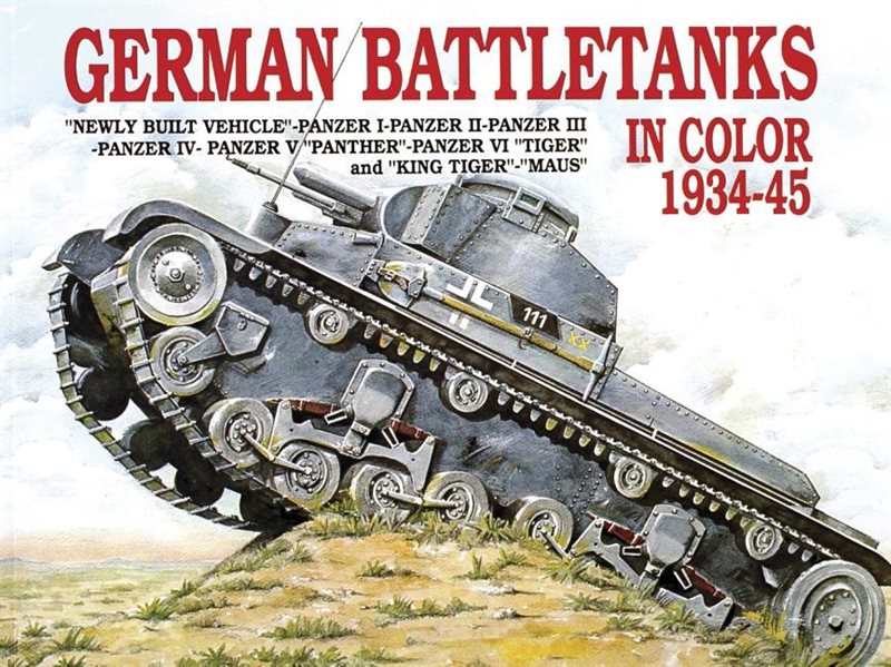 German battle tanks in color