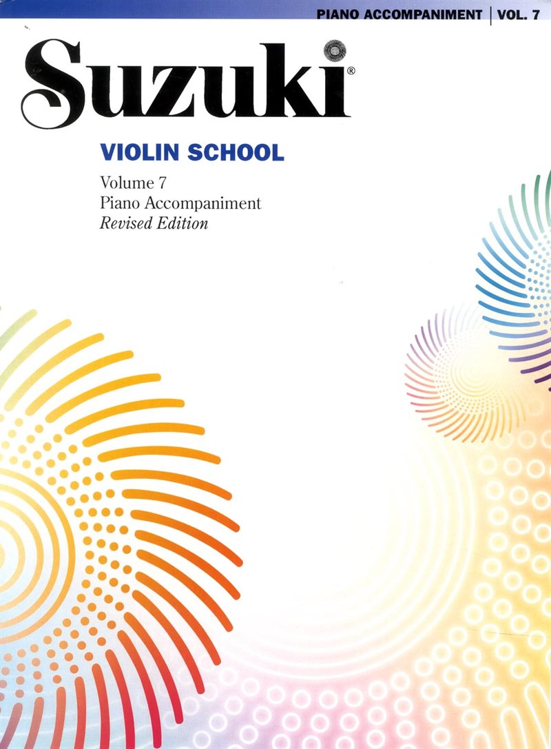 Suzuki violin school 7 piano acc  rev