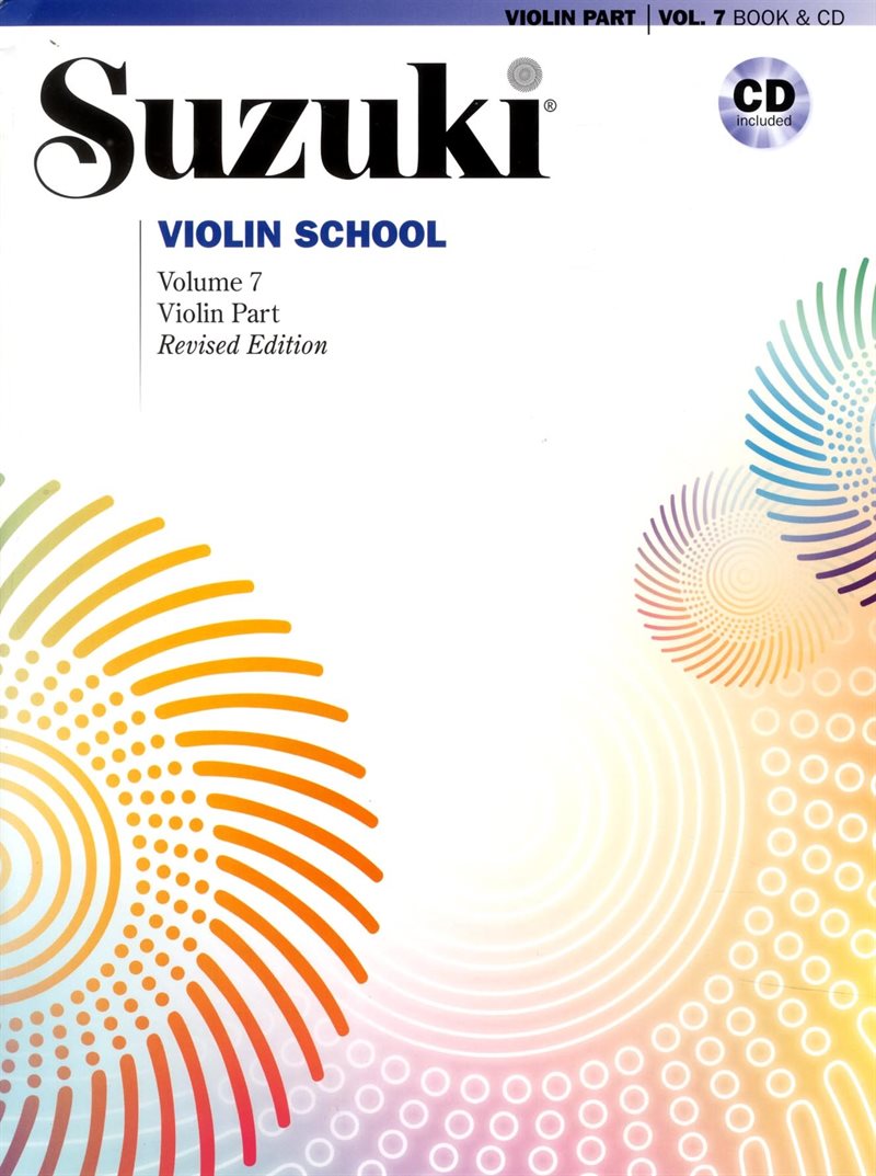 Suzuki violin school book/cd kombo vol 7