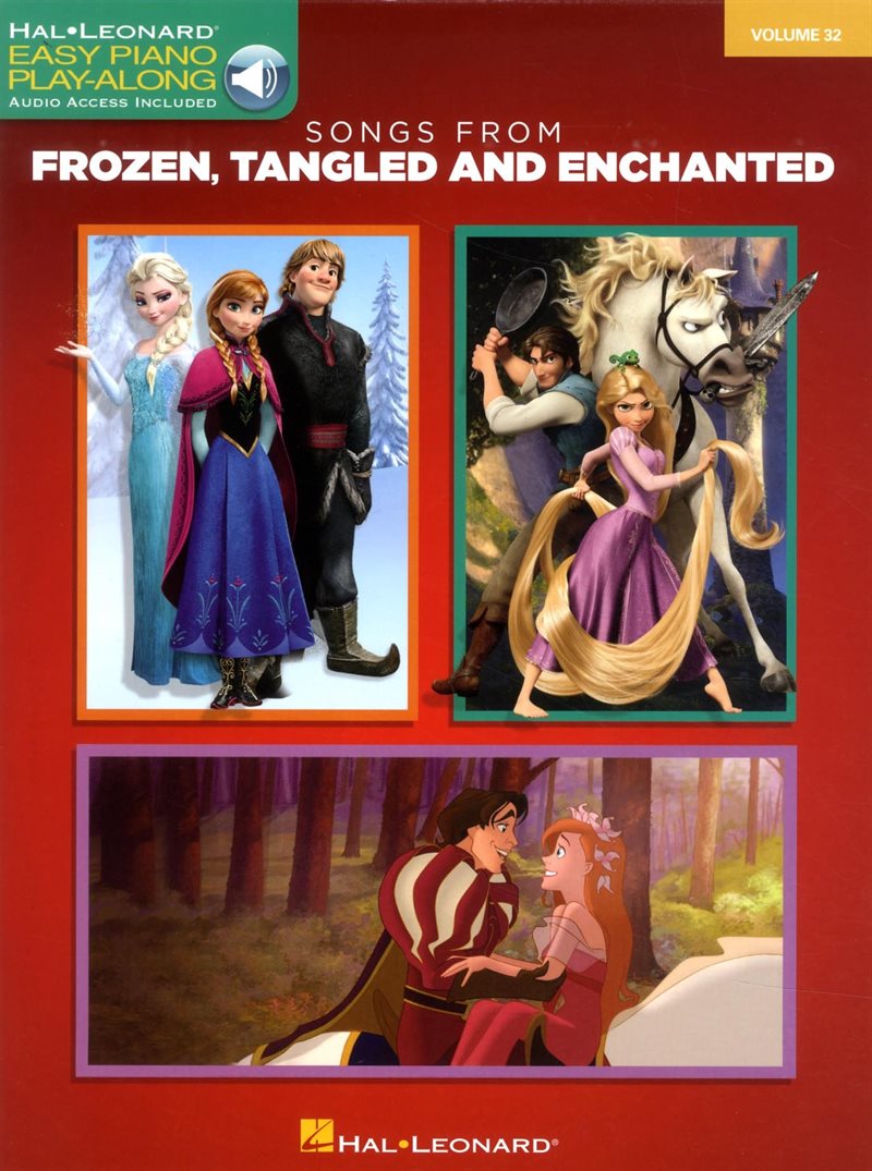 Easy piano - songs from frozen, tangled and enchanted