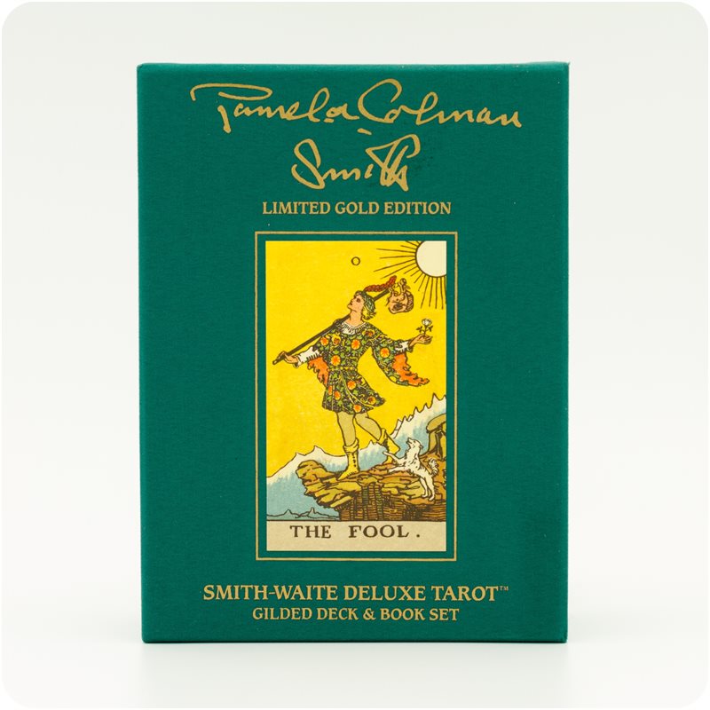 Smith-Waite Deluxe Tarot: Gilded Deck & Book Set