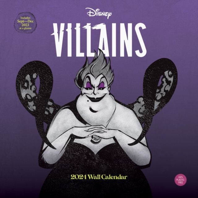 2024 Disney Villains Wall Calendar