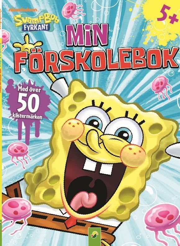 Svampbob min förskolebok 2 : med klistermärken