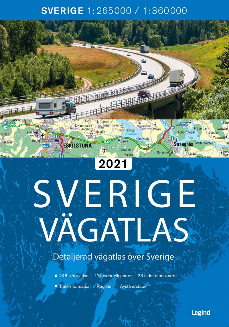 Sverige vägatlas 2021