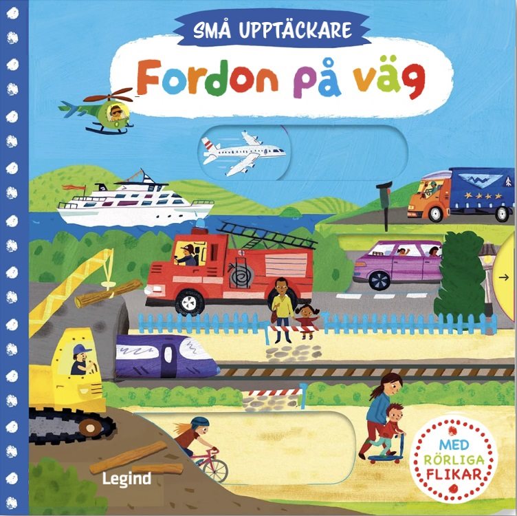 Fordon på väg - med rörliga flikar