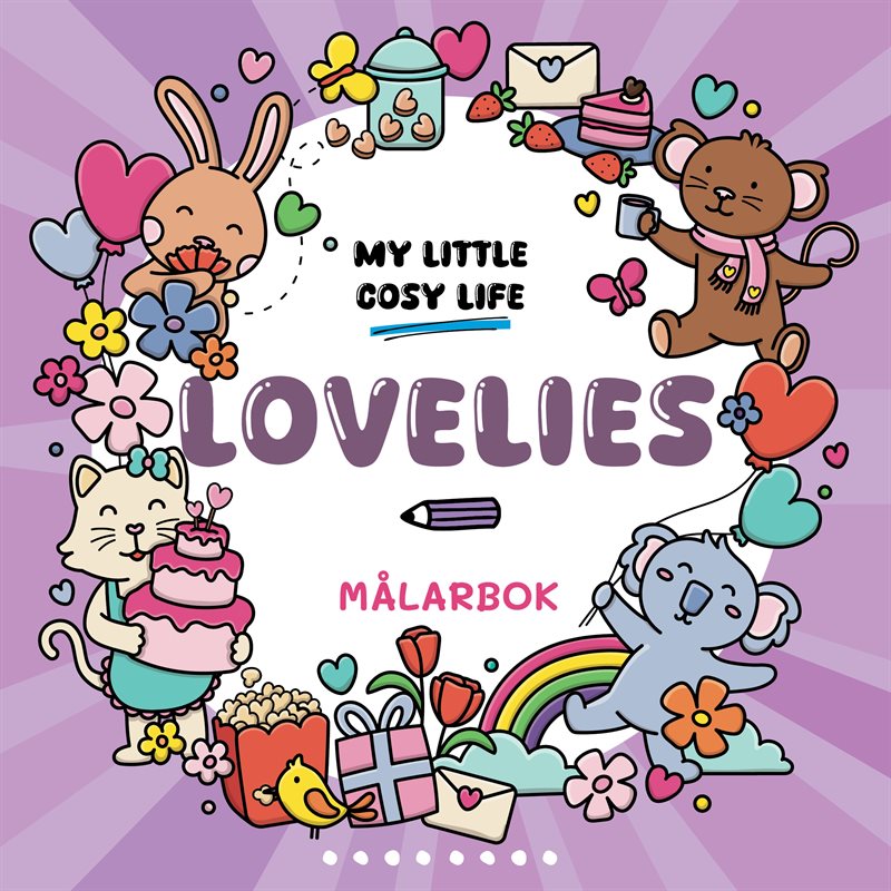 Lovelies : En Cozy Coloring målarbok från My Little Cosy Life