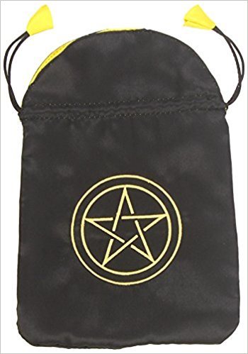 Satin Pentacle Tarot Bag