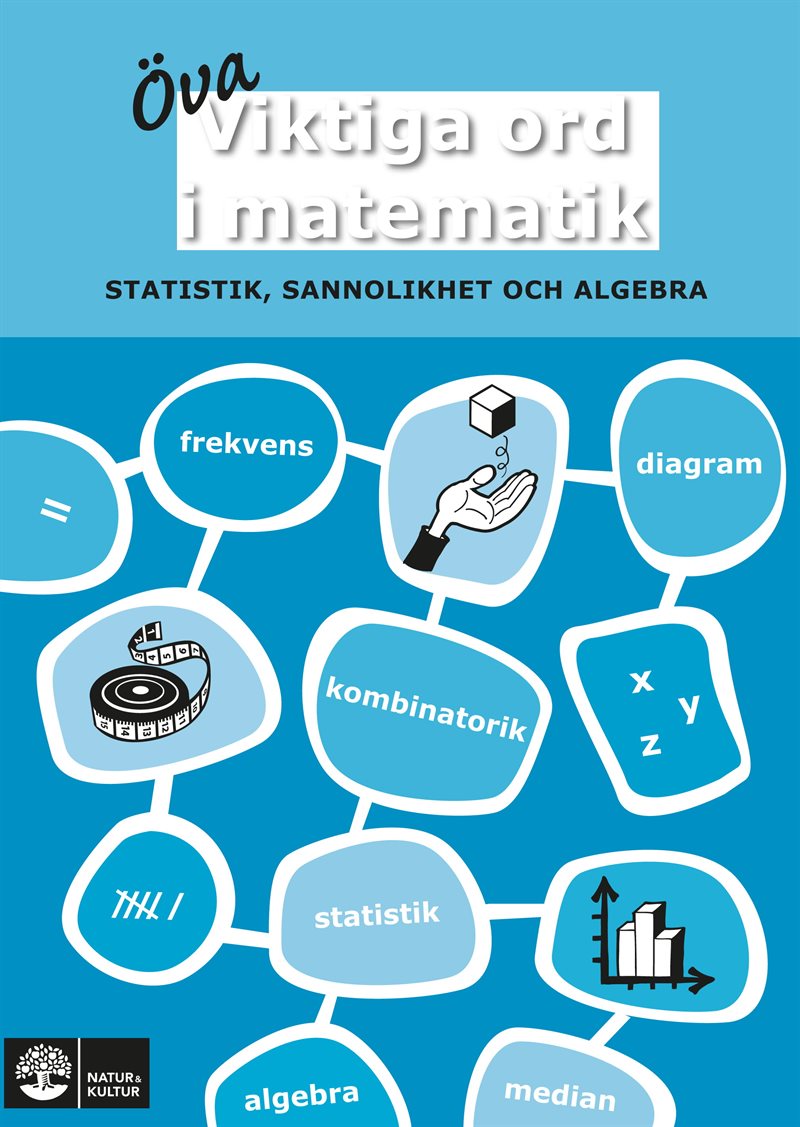 Viktiga ord i matematik Öva Statistik, sannolikhet och algebra