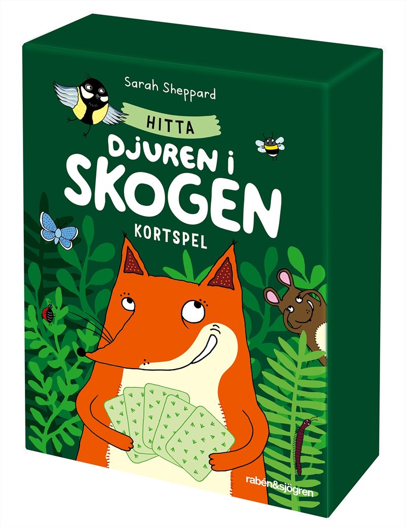 Hitta djuren i skogen - kortspel