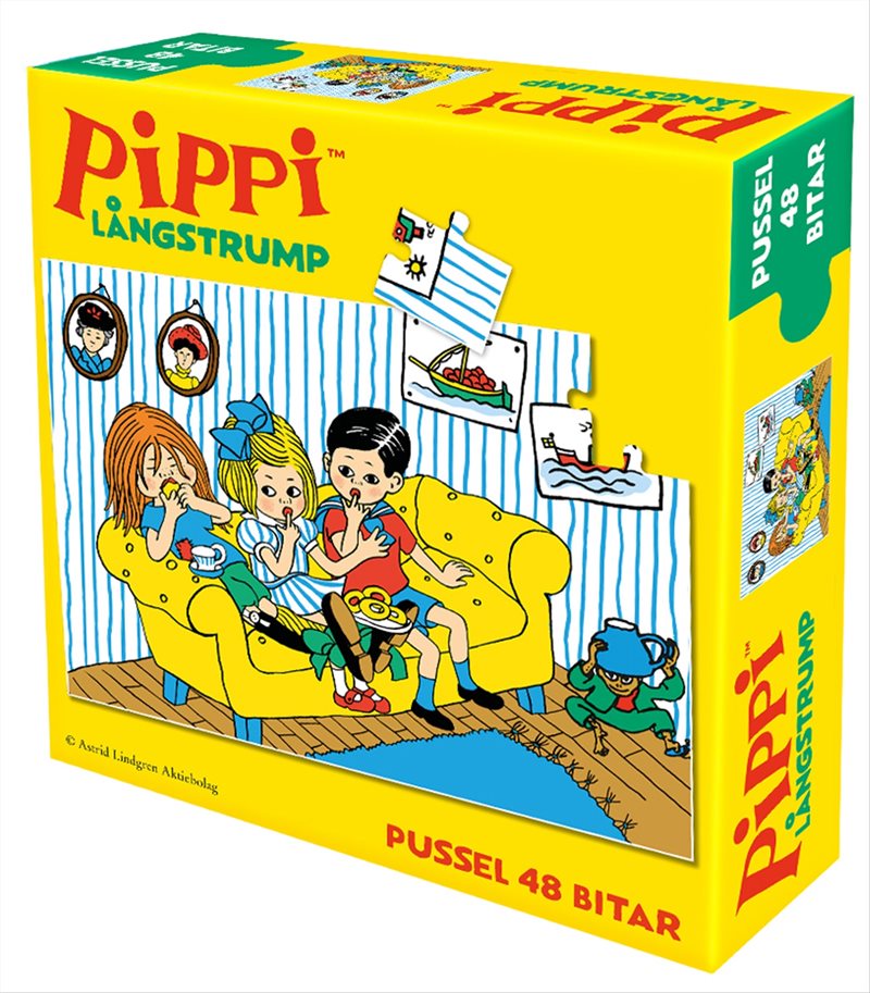 Pippi Långstrump minipussel : 48 bitar