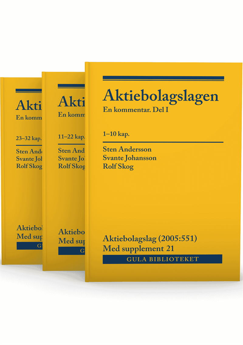 Aktiebolagslagen : en kommentar