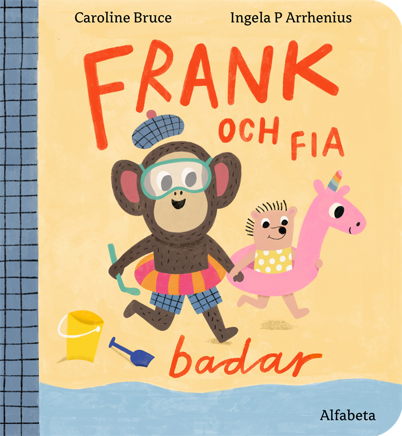 Frank och Fia badar