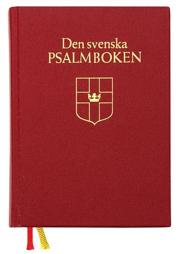 Den svenska psalmboken (bänkpsalmbok - röd)