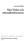 Max Weber och rationalitetsformerna