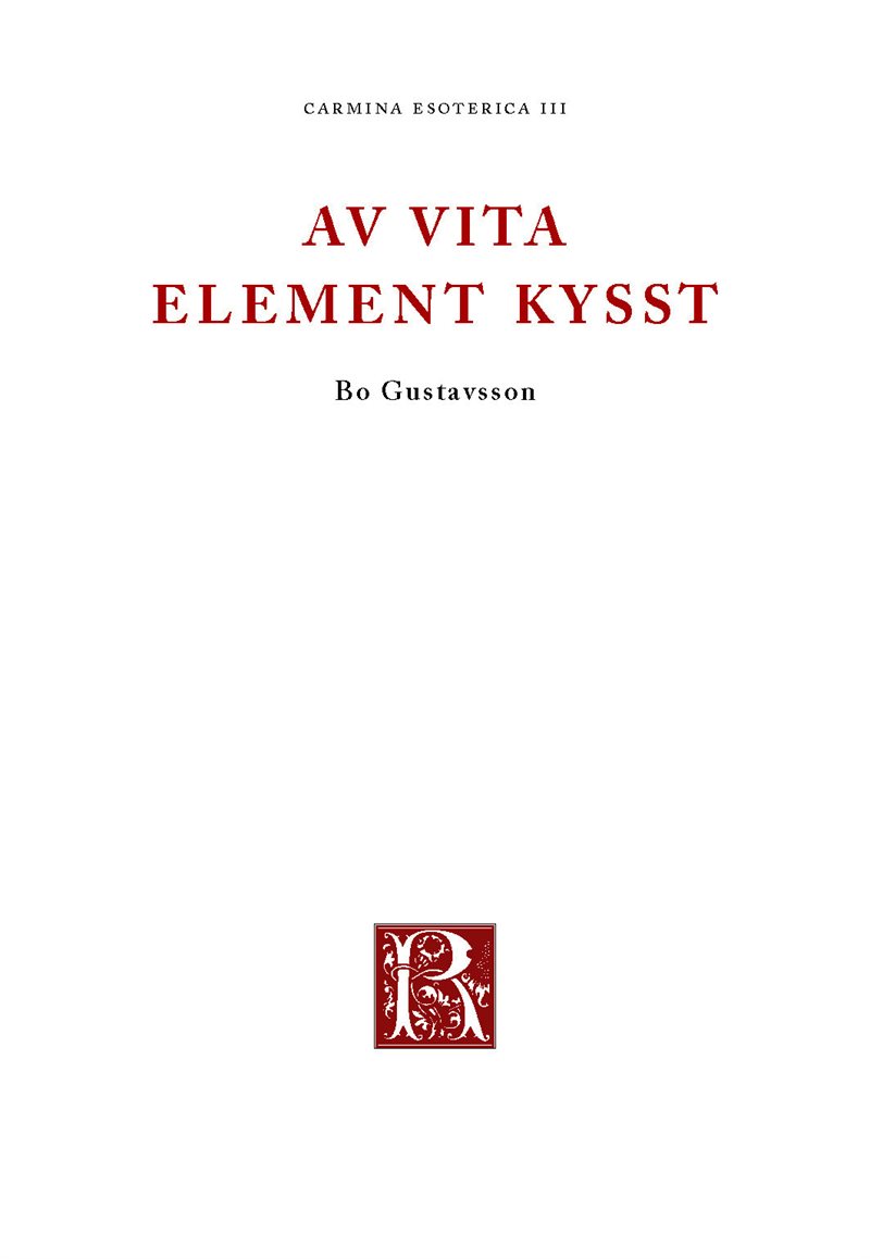 Av vita element kysst