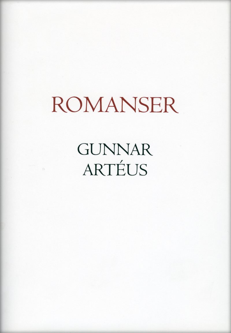 Romanser : lyrik i urval