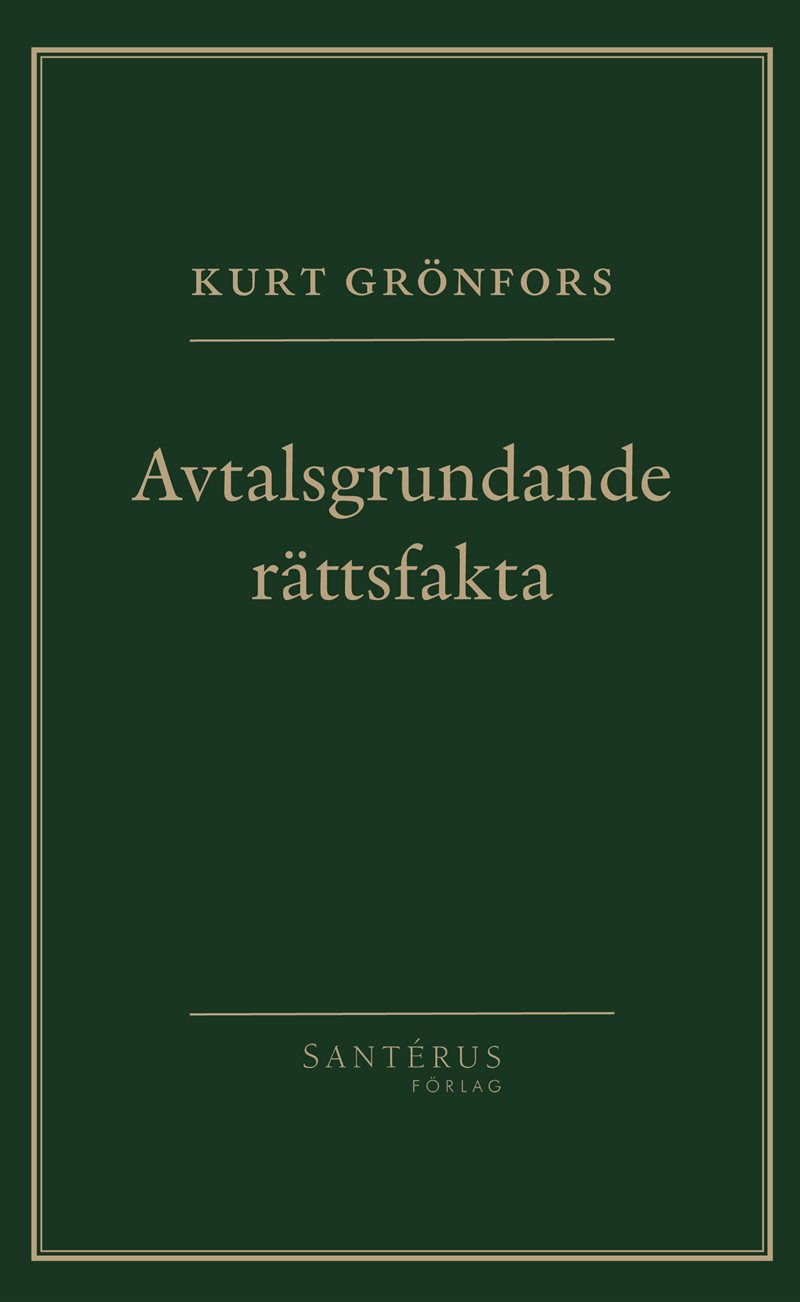 Avtalsgrundande rättsfakta