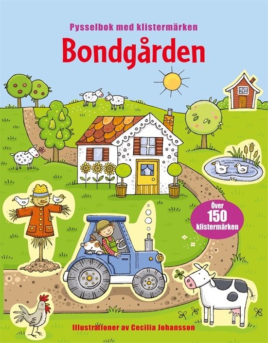 Bondgården - pysselbok med klistermärken