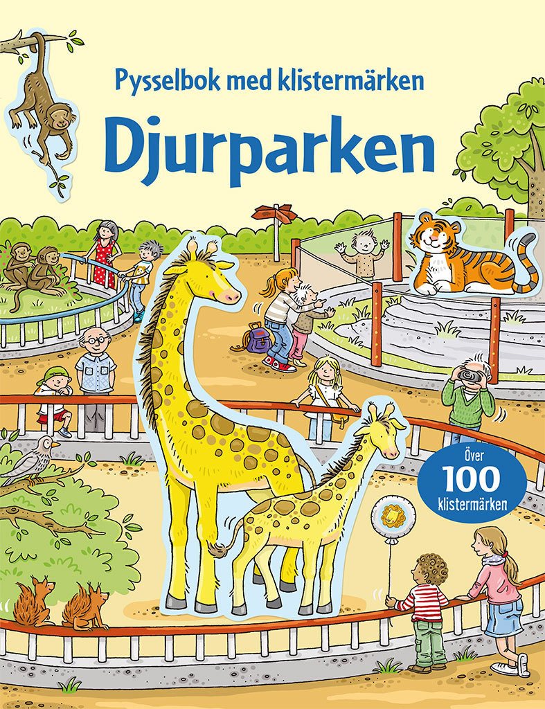 Djurparken : pysselbok med klistermärken