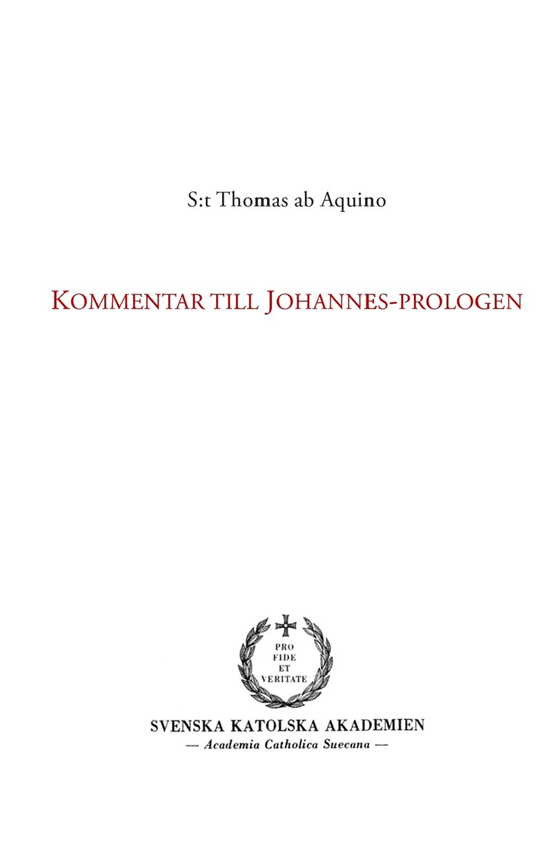 Kommentar till Johannes-prologen