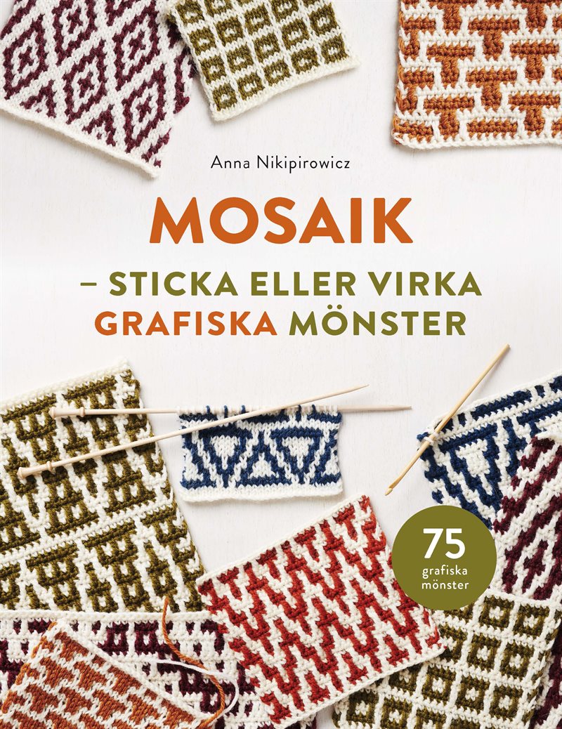 Mosaik: sticka och virka grafiska mönster