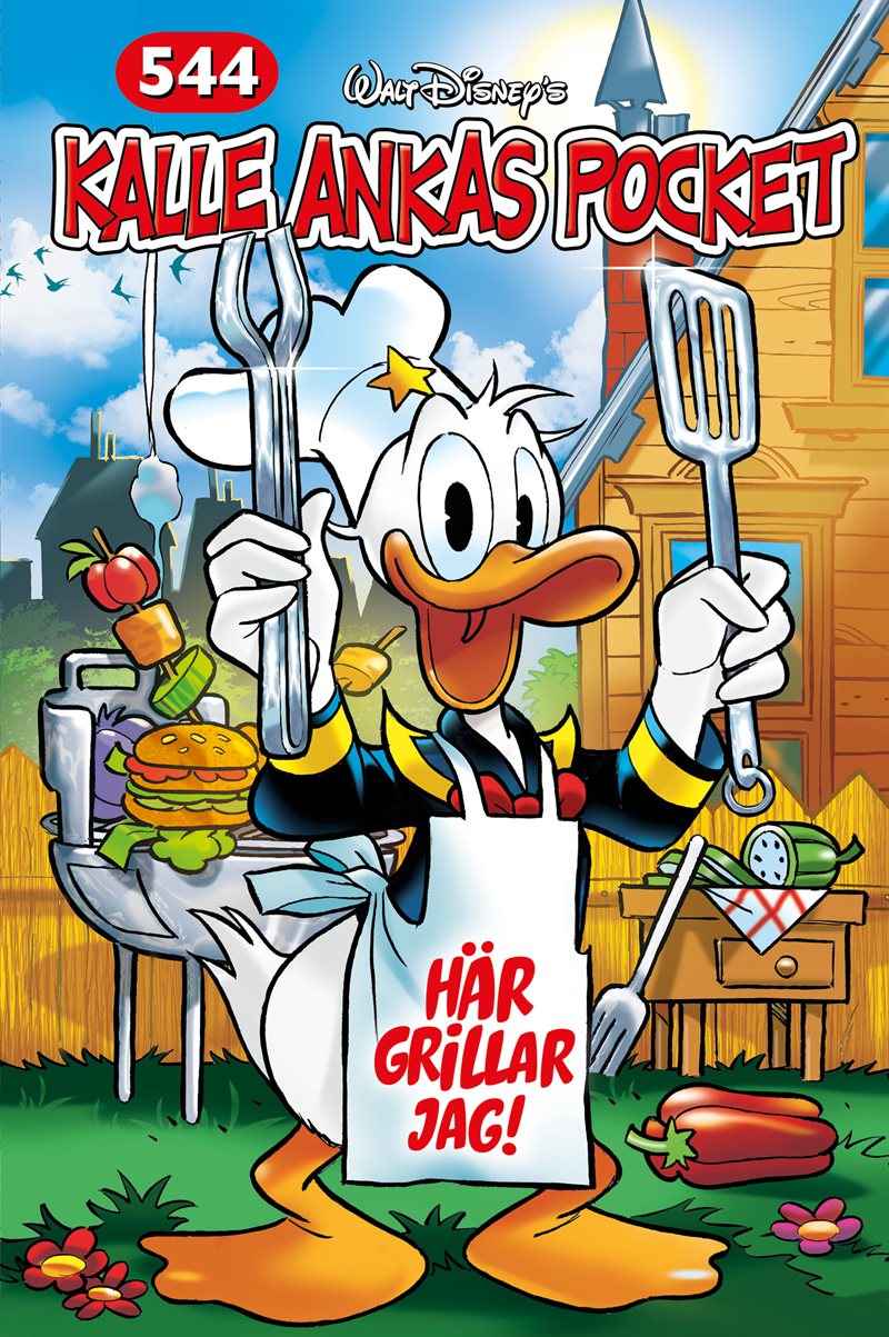 Kalle Ankas Pocket 544. Här grillar jag