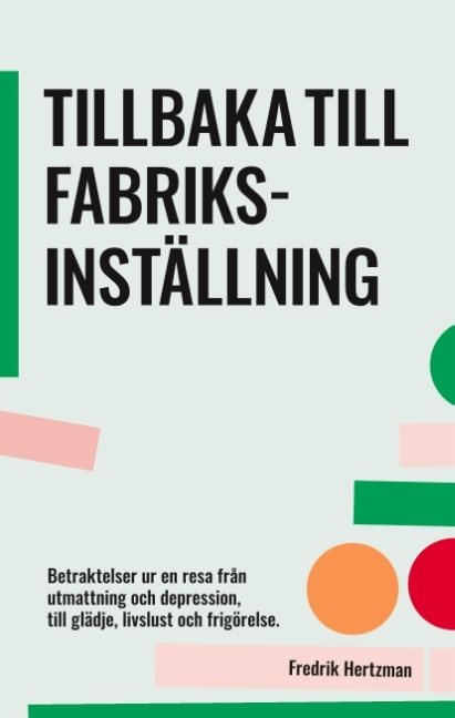 Tillbaka till fabriksinställning : betraktelser ur en resa från utmattning