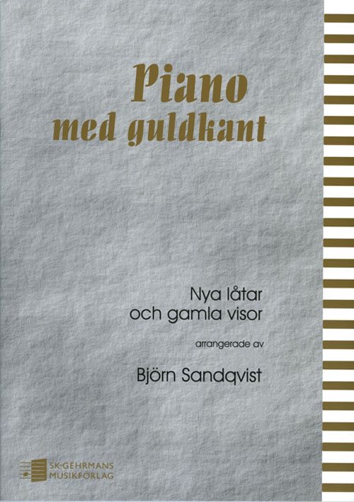 Piano med guldkant