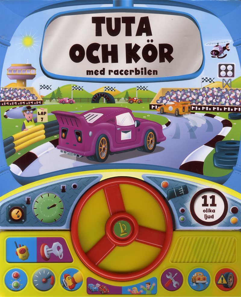 Tuta och kör med racerbilen - 11 olika ljud