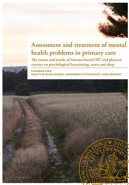 Assessment and treatment of mental health problems in primary care