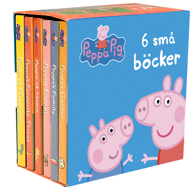 6 små böcker