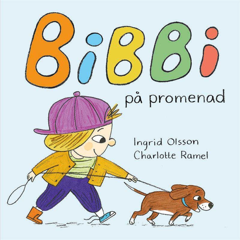 Bibbi på promenad