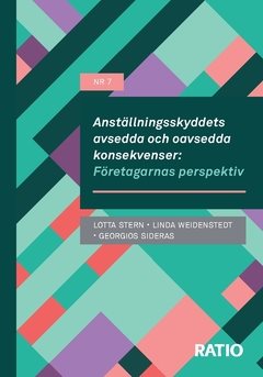 Anställningsskyddets avsedda och oavsedda konsekvenser: företagarnas perspektiv