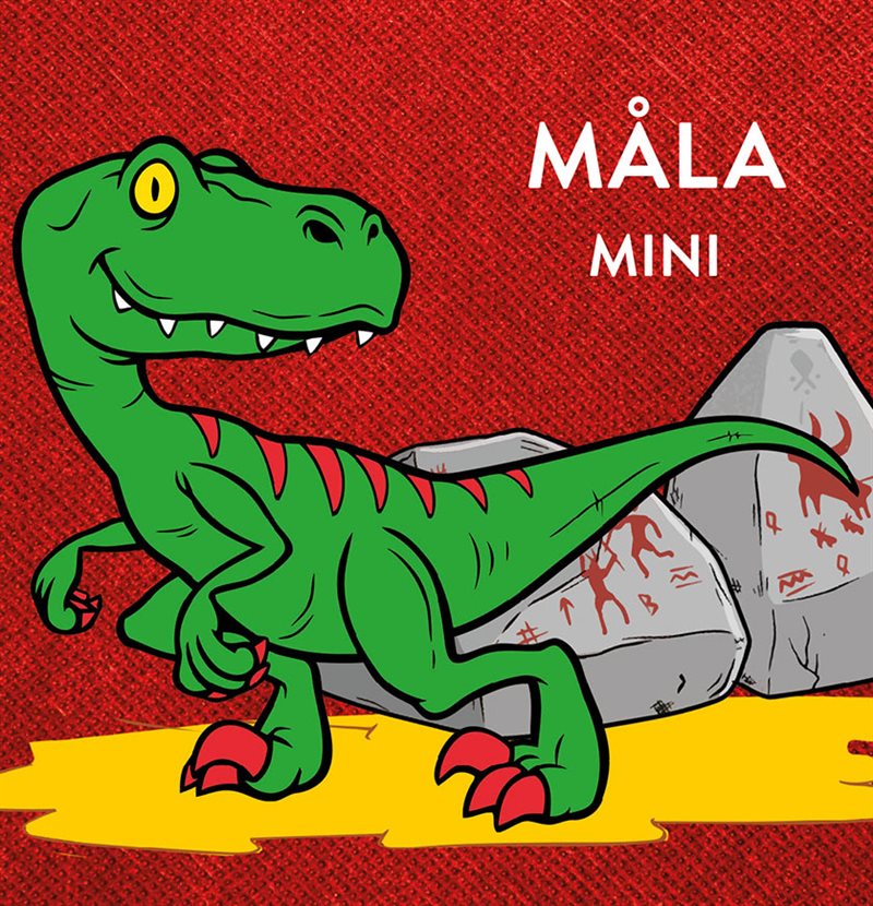 Måla mini. Dinosaurier