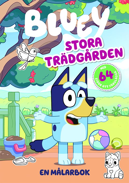 Bluey. Stora trädgården